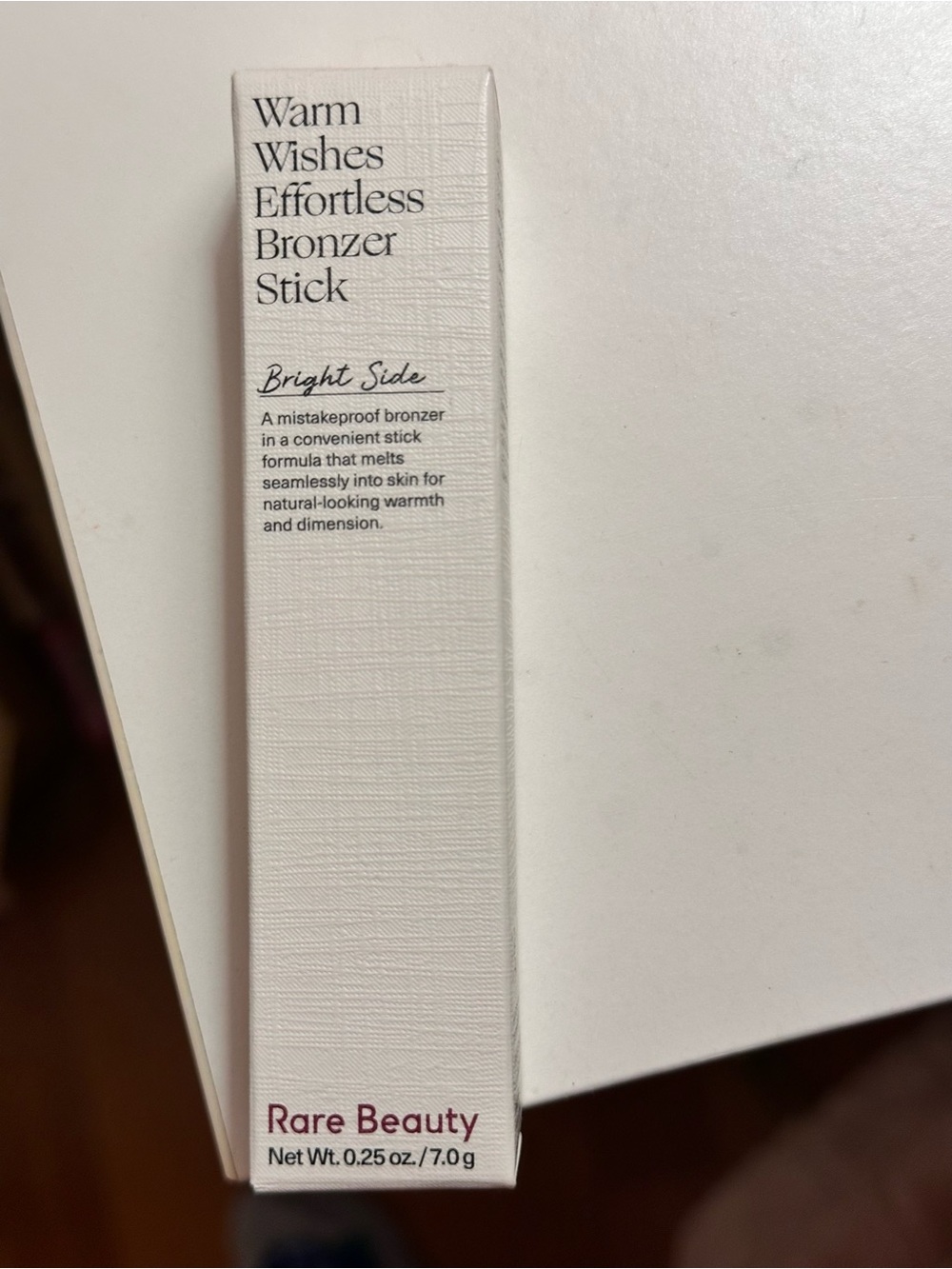 Rare Beauty Warm Wishes Effortless Bronzer Stick in Bright Side NIB